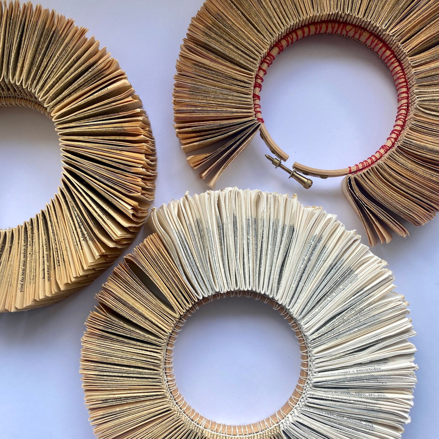 Sewing Circle Book Sculpture #3