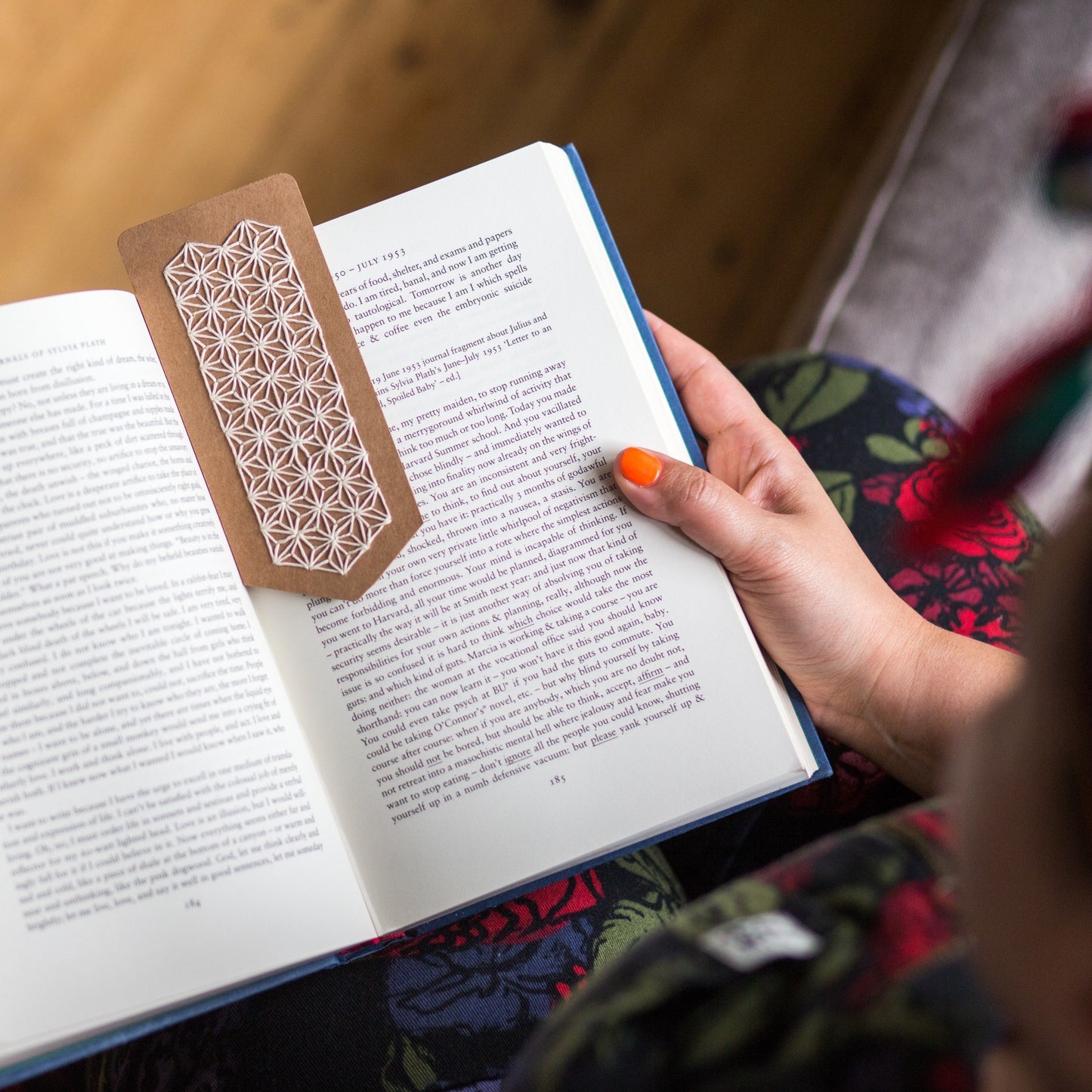 Sashiko Bookmark