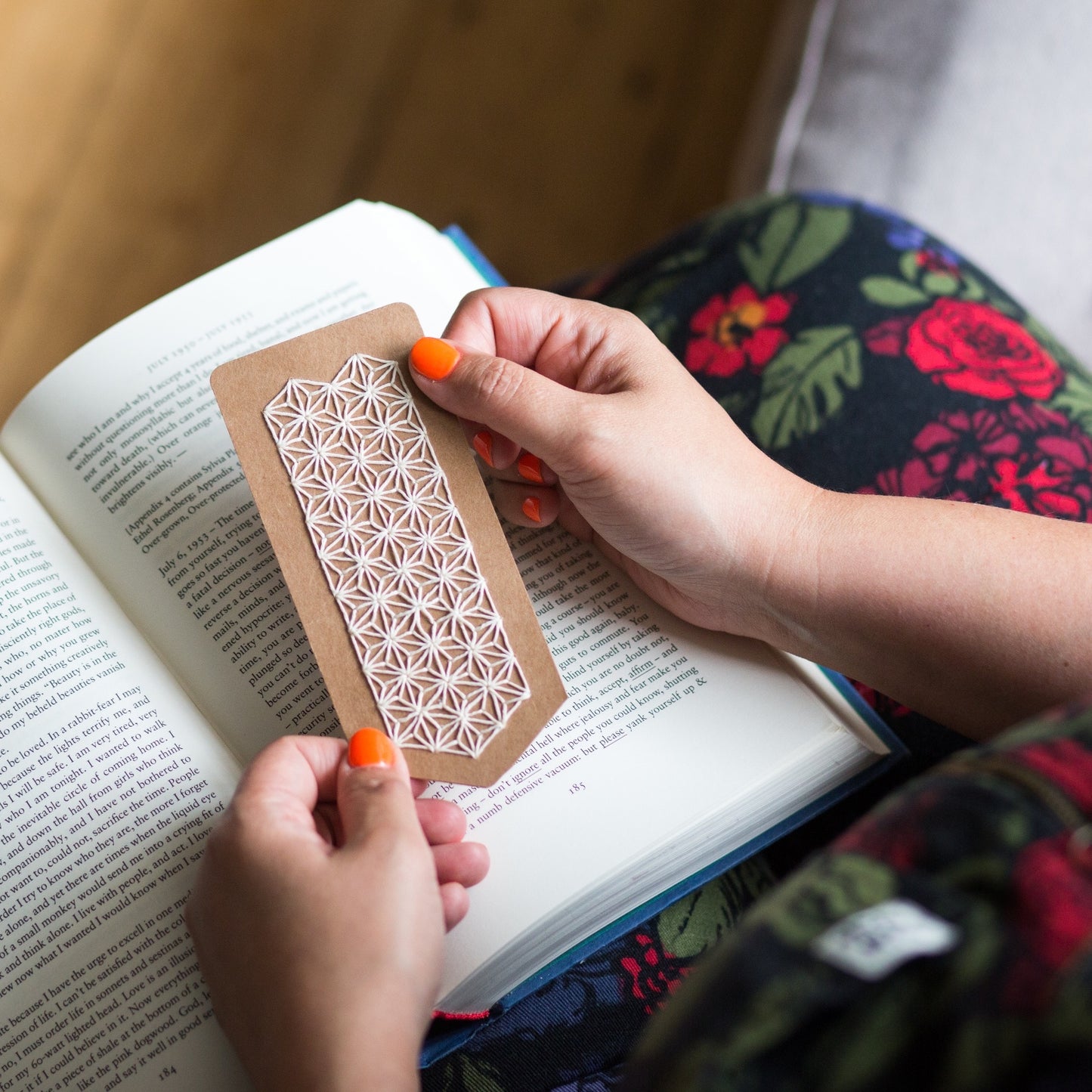 Sashiko Bookmark