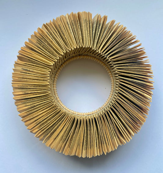 Sewing Circle Book Sculpture #2