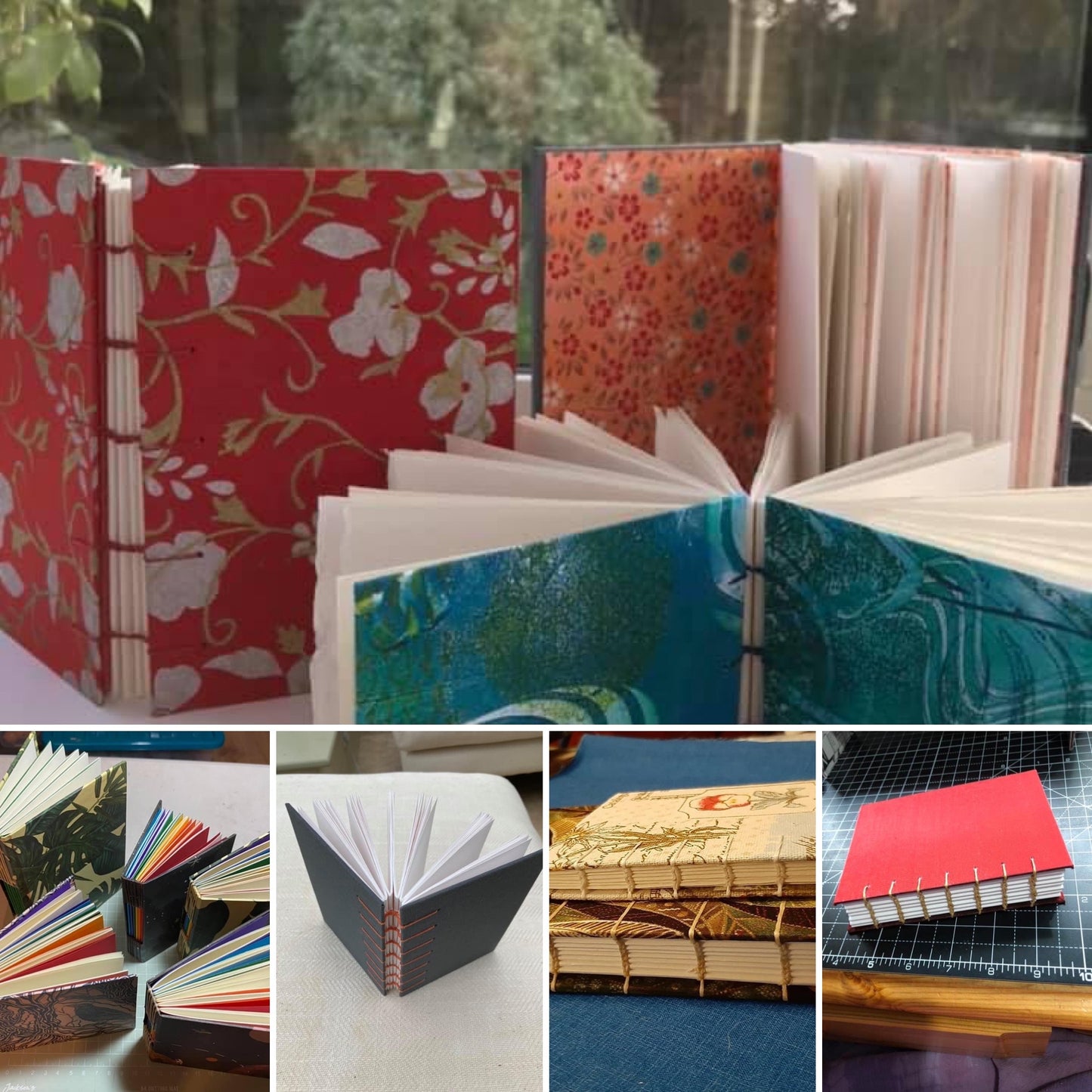 Coptic + Secret Belgian Binding