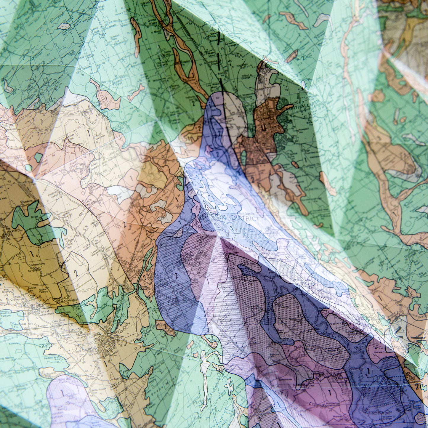 Origami Map - Pick a place anywhere in the world