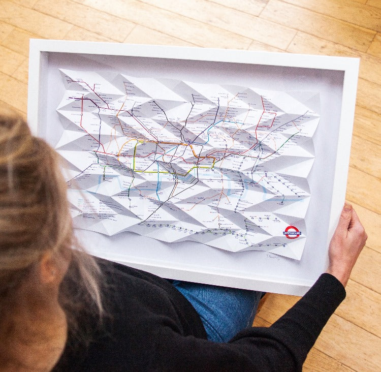 London Tube Map - Folded