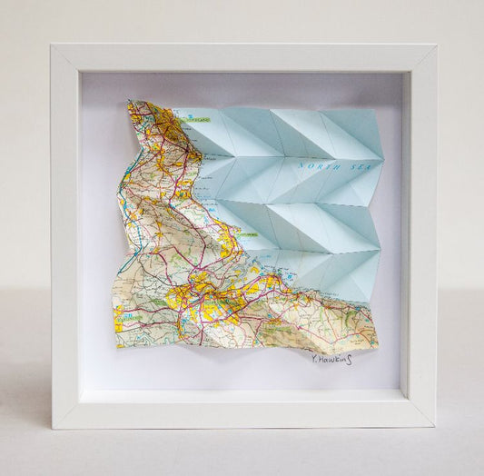 Origami Map - Pick a place anywhere in the world