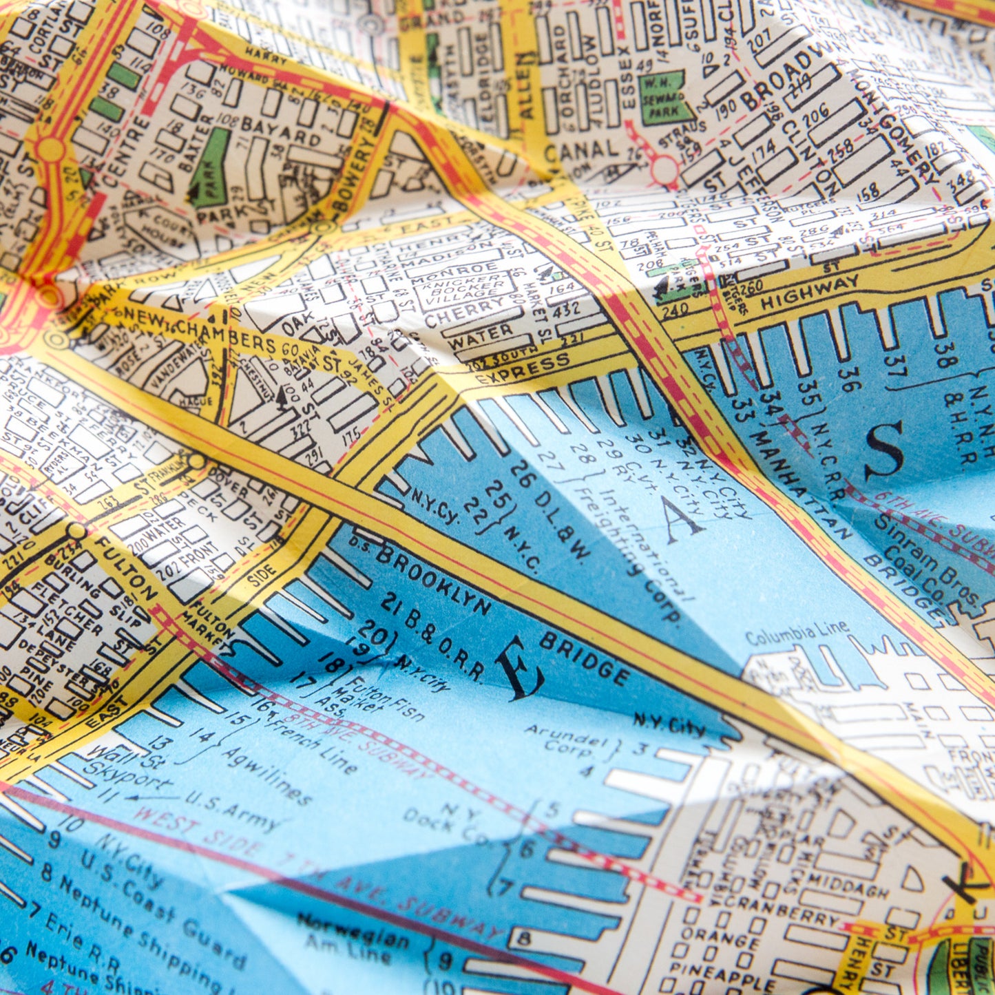 New York! New York! Origami Map