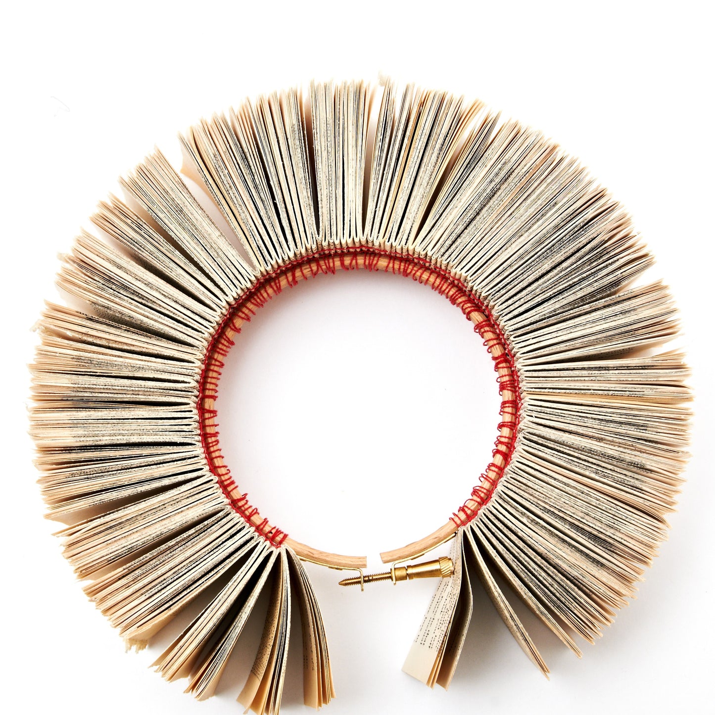 Sewing Circle Book Sculpture