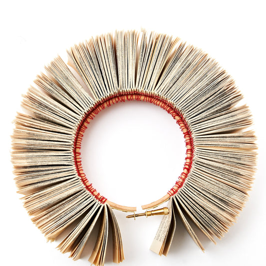 Sewing Circle Book Sculpture