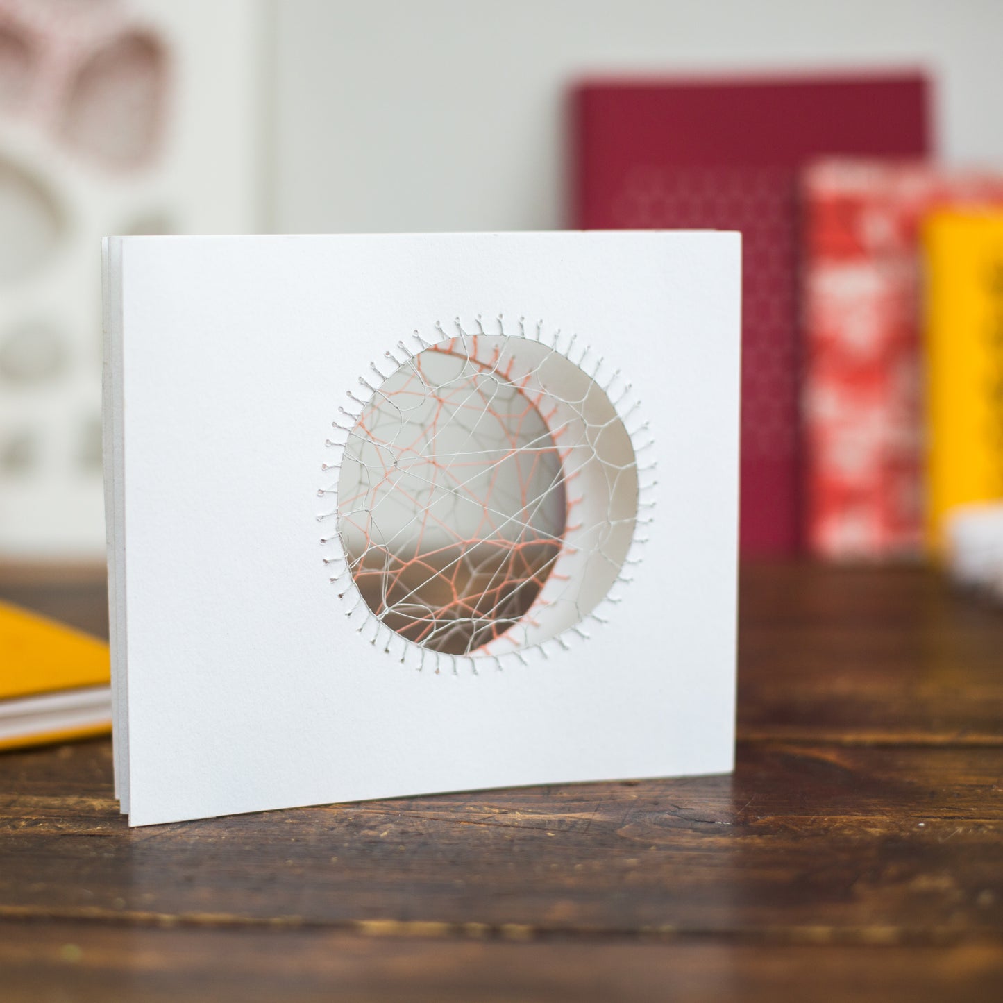 Hedebo Embroidery Tunnel Book