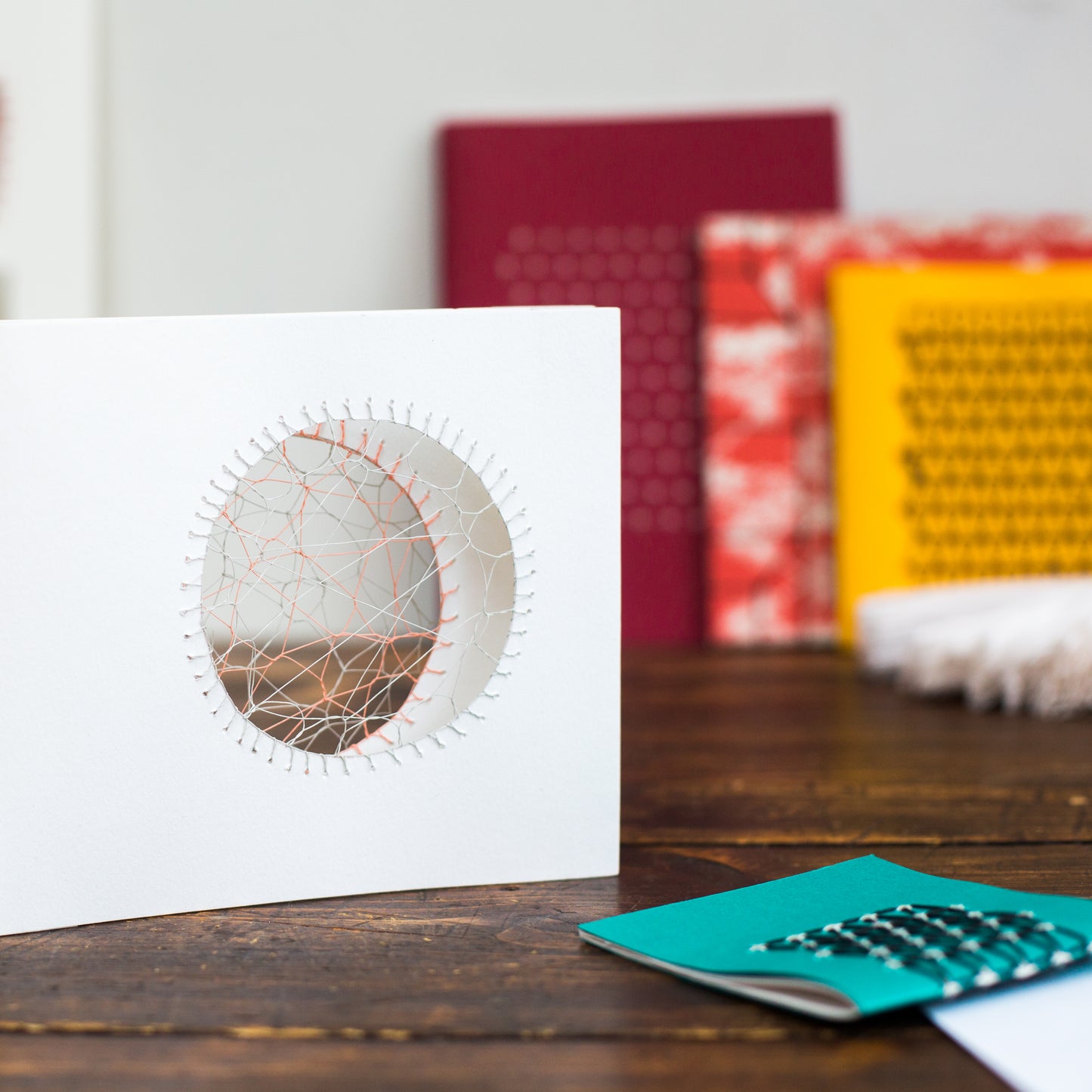 Hedebo Embroidery Tunnel Book