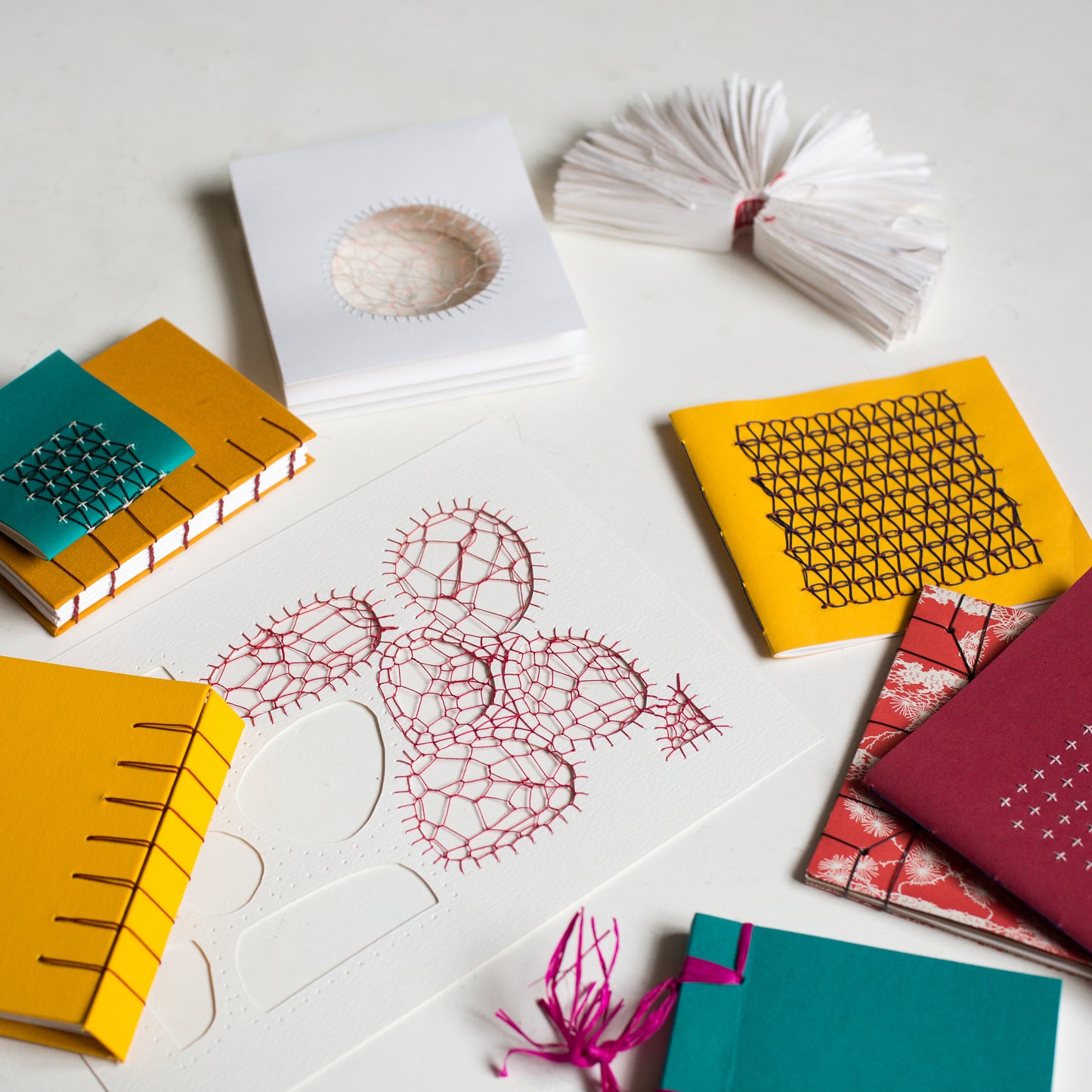 Hedebo Embroidery Tunnel Book