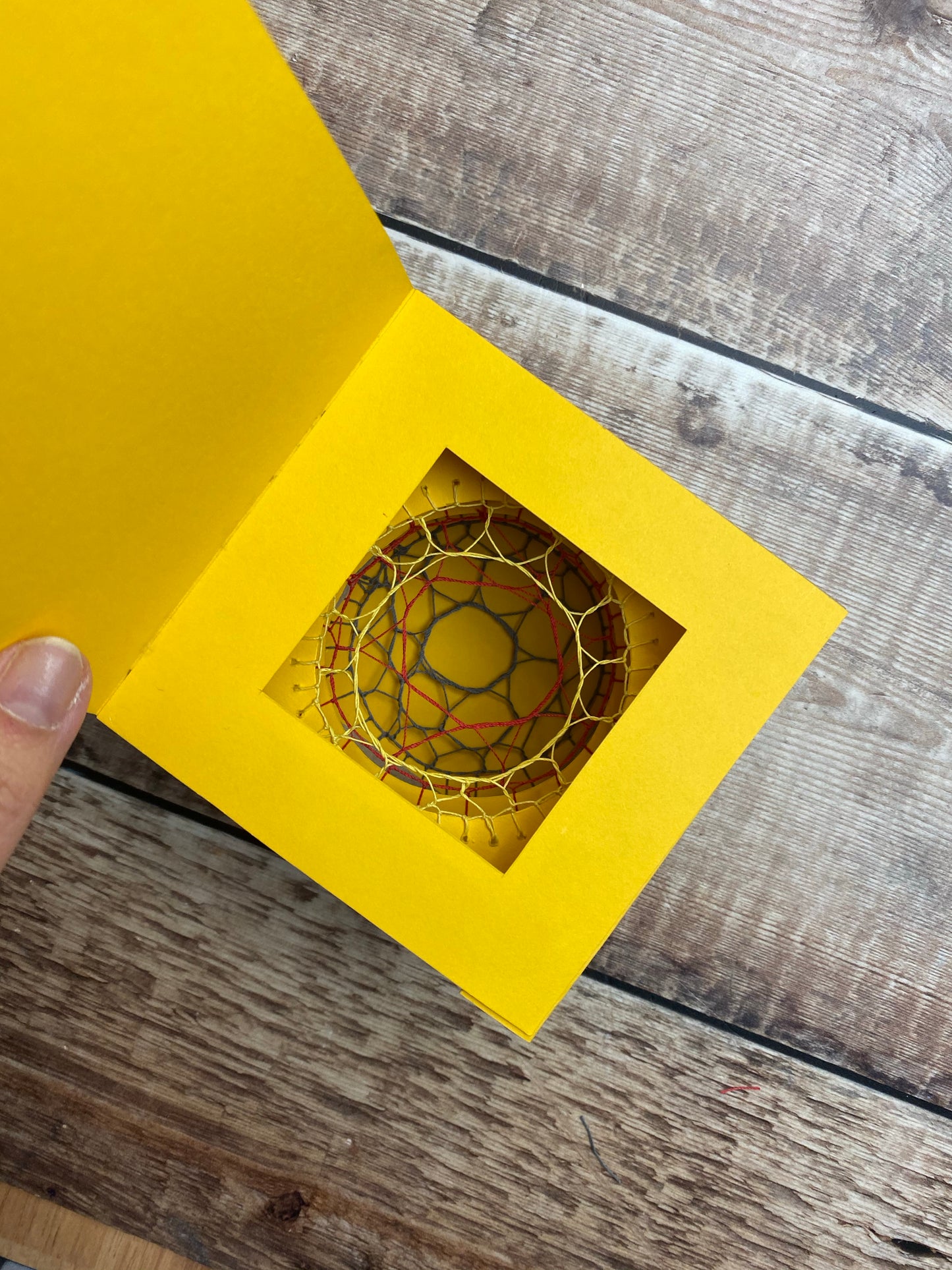 Hedebo Embroidery Tunnel Book