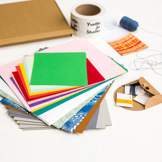 Bookbinding Kit - Paper, Board + Cloth Pack
