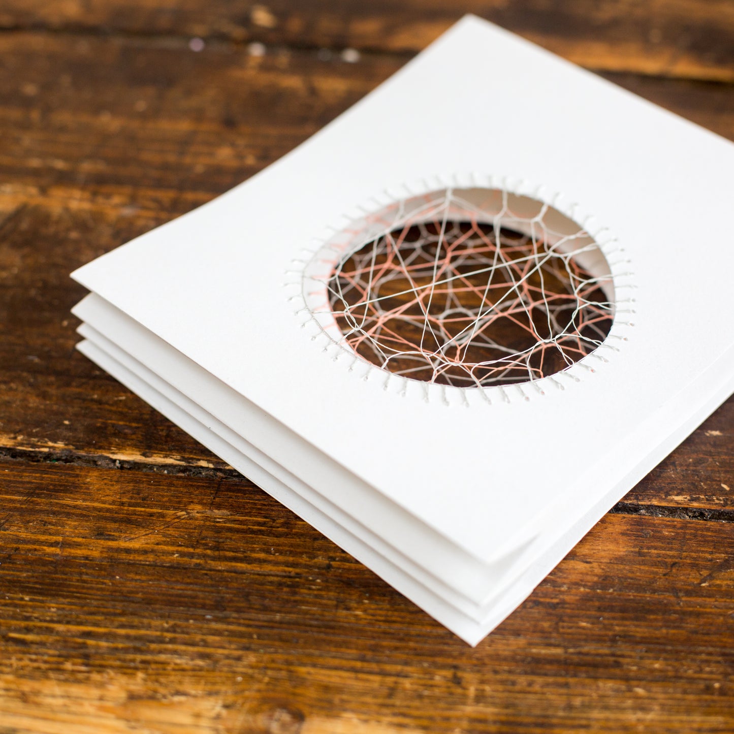 Hedebo Embroidery Tunnel Book
