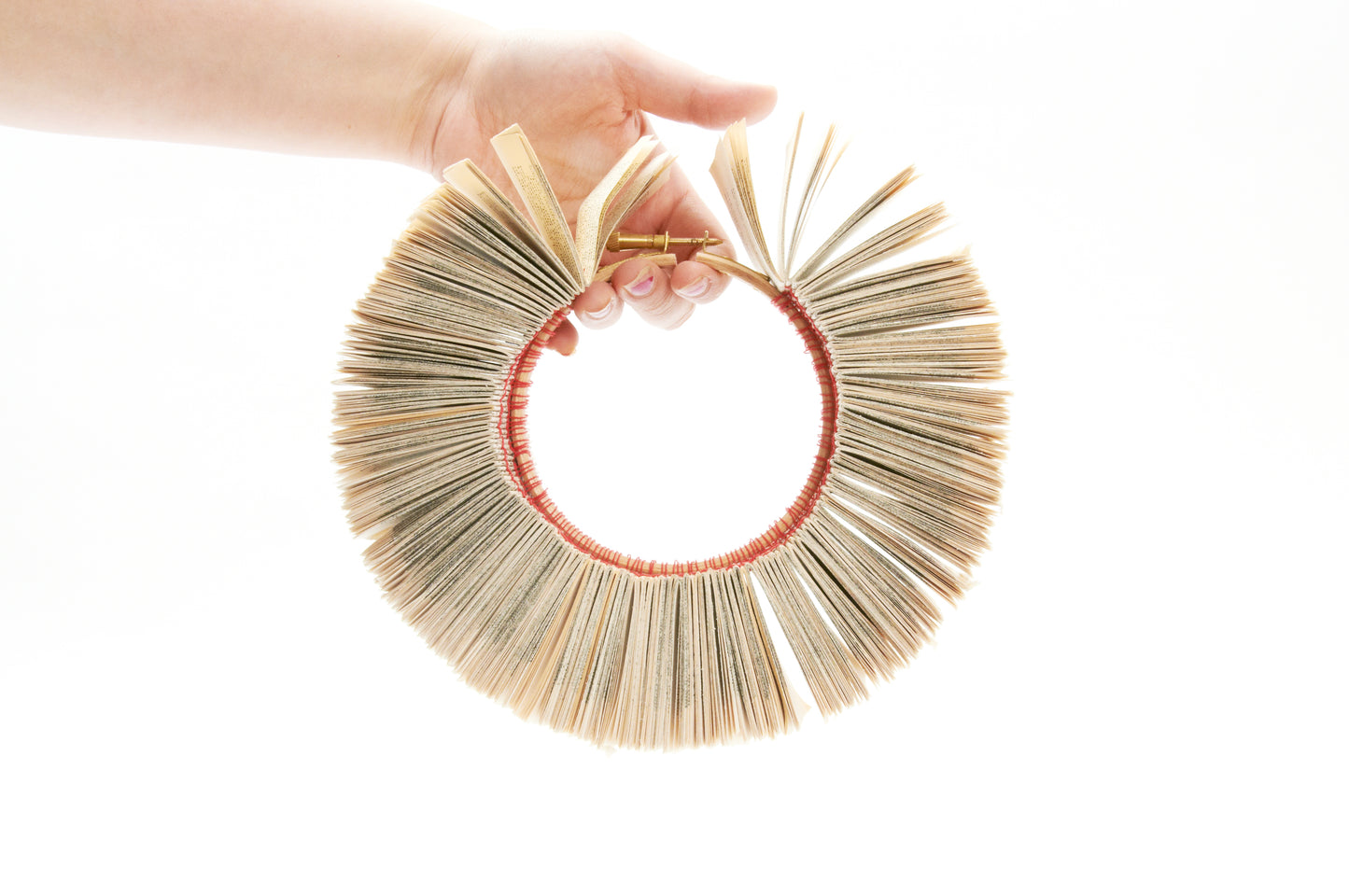 Sewing Circle Book Sculpture