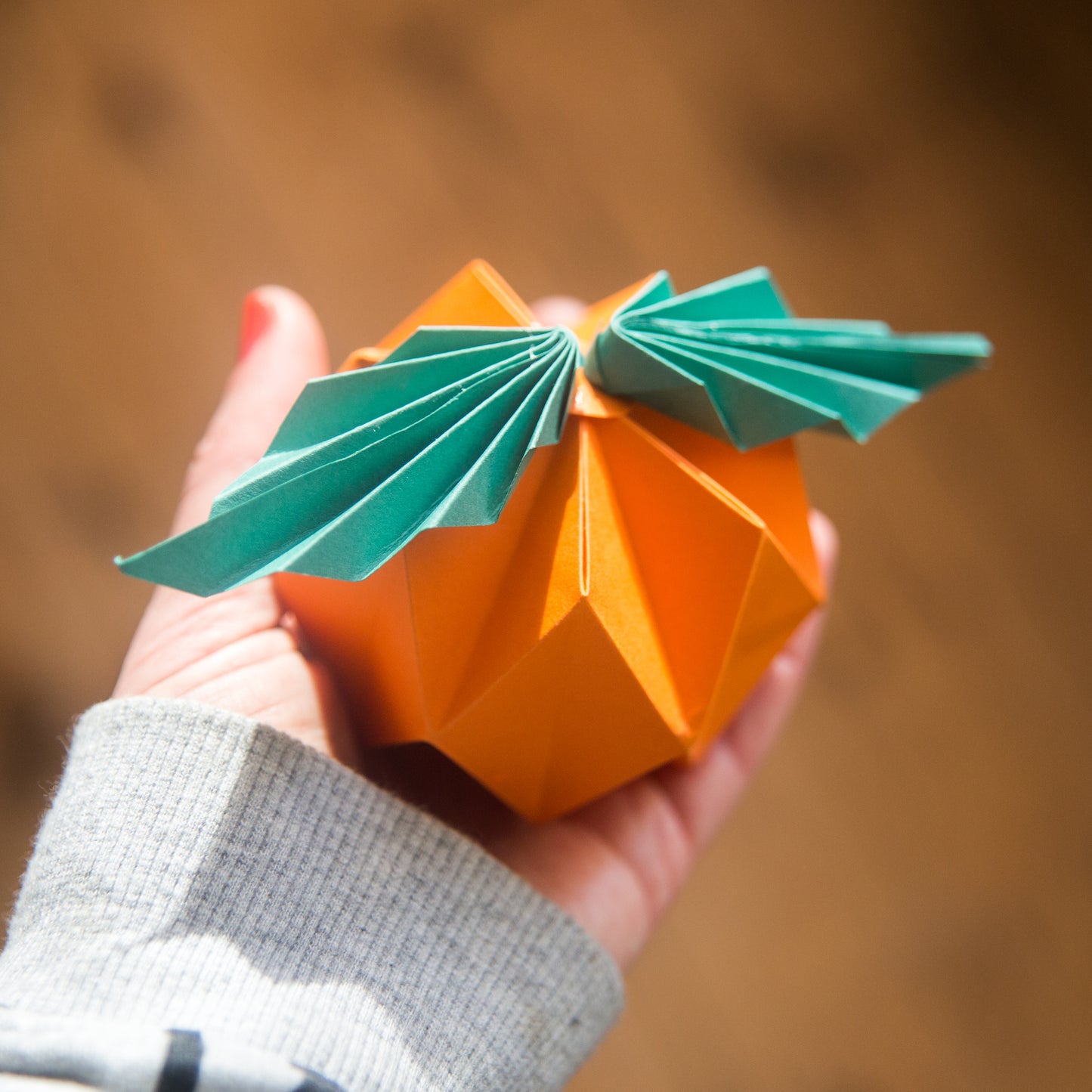 Origami Pumpkin Tutorial