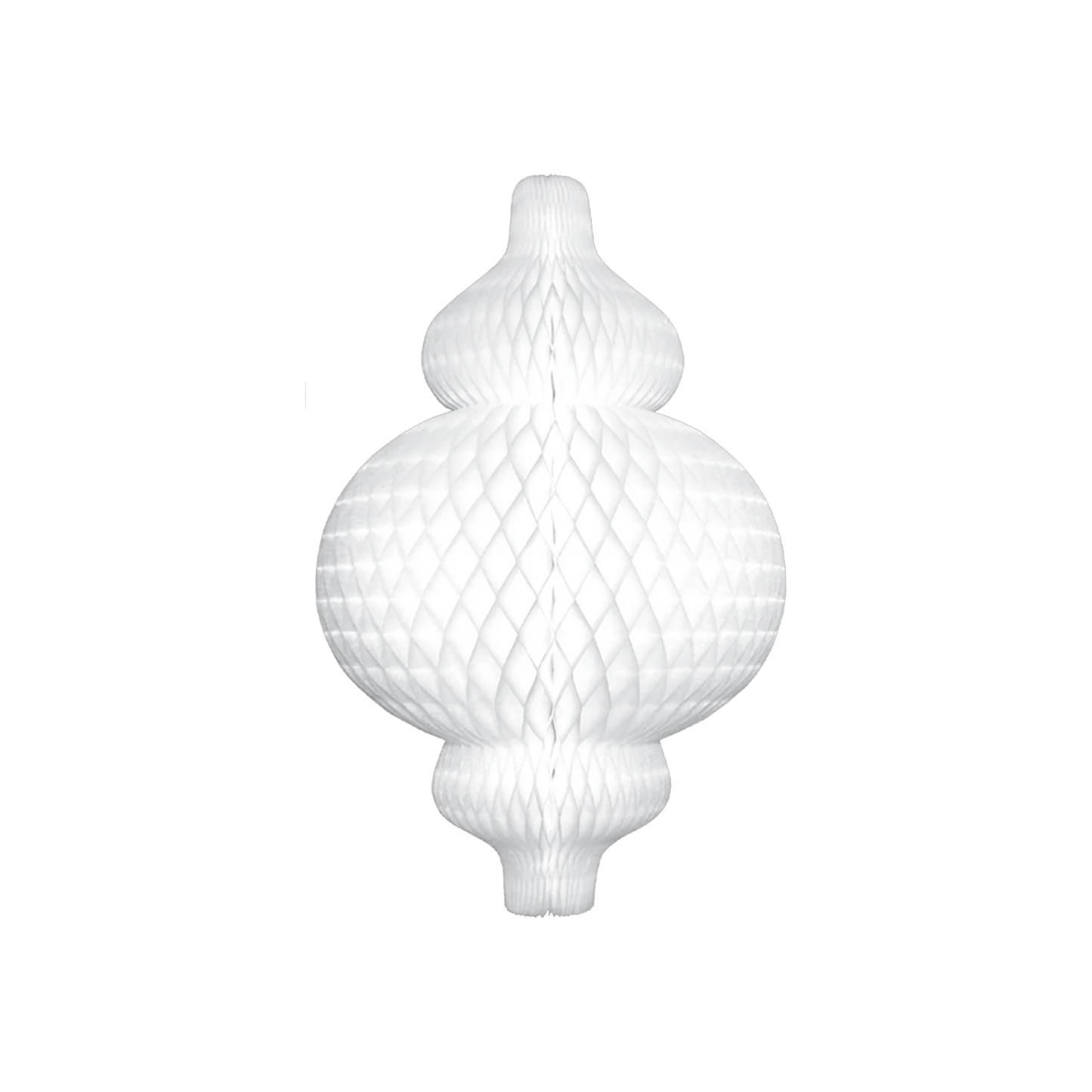 Honeycomb Opulent Ornament (WHITE)