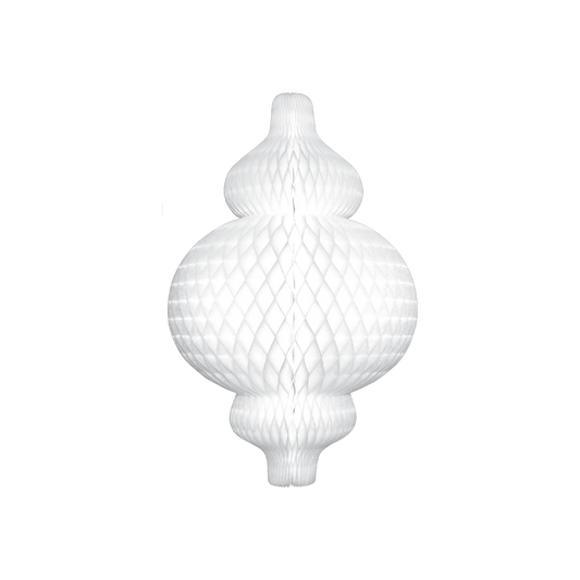 Honeycomb Opulent Ornament (WHITE)