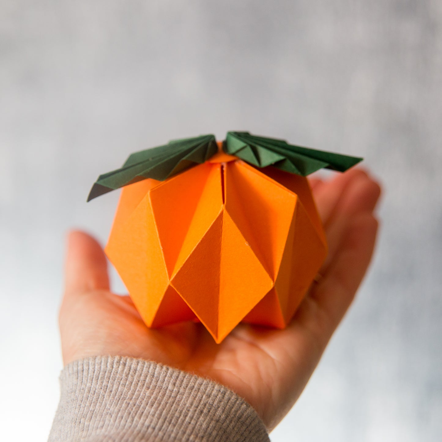 Origami Pumpkin Tutorial