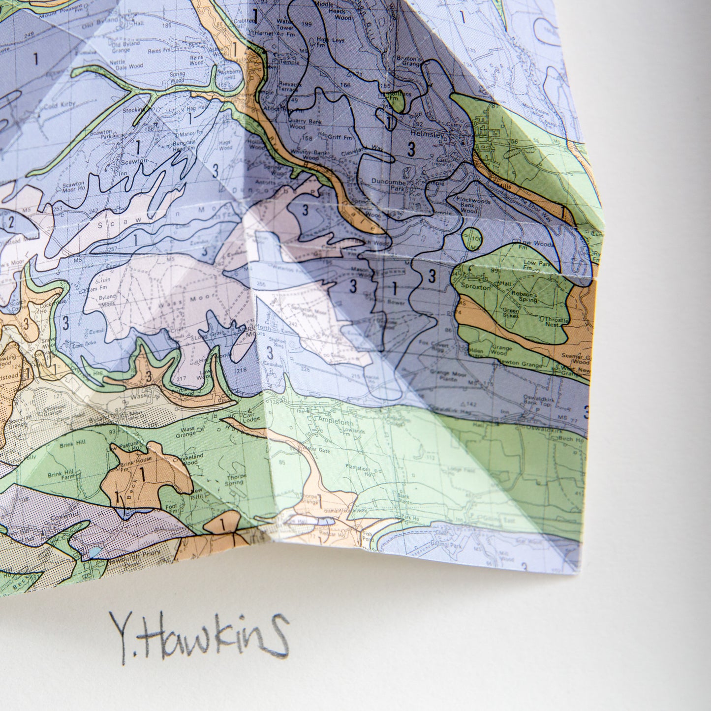 Origami Map - Pick a place anywhere in the world