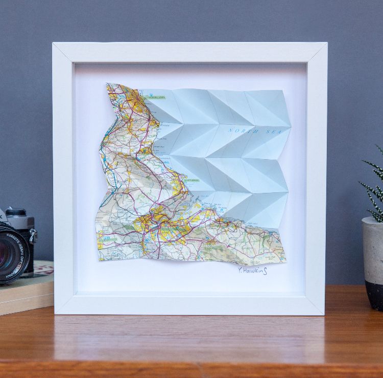 Origami Map - Pick a place anywhere in the world