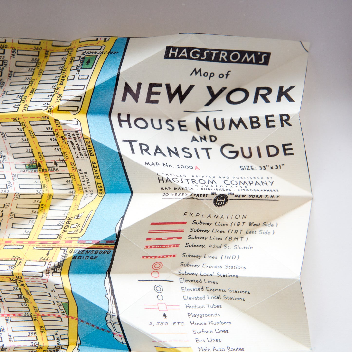 New York! New York! Origami Map