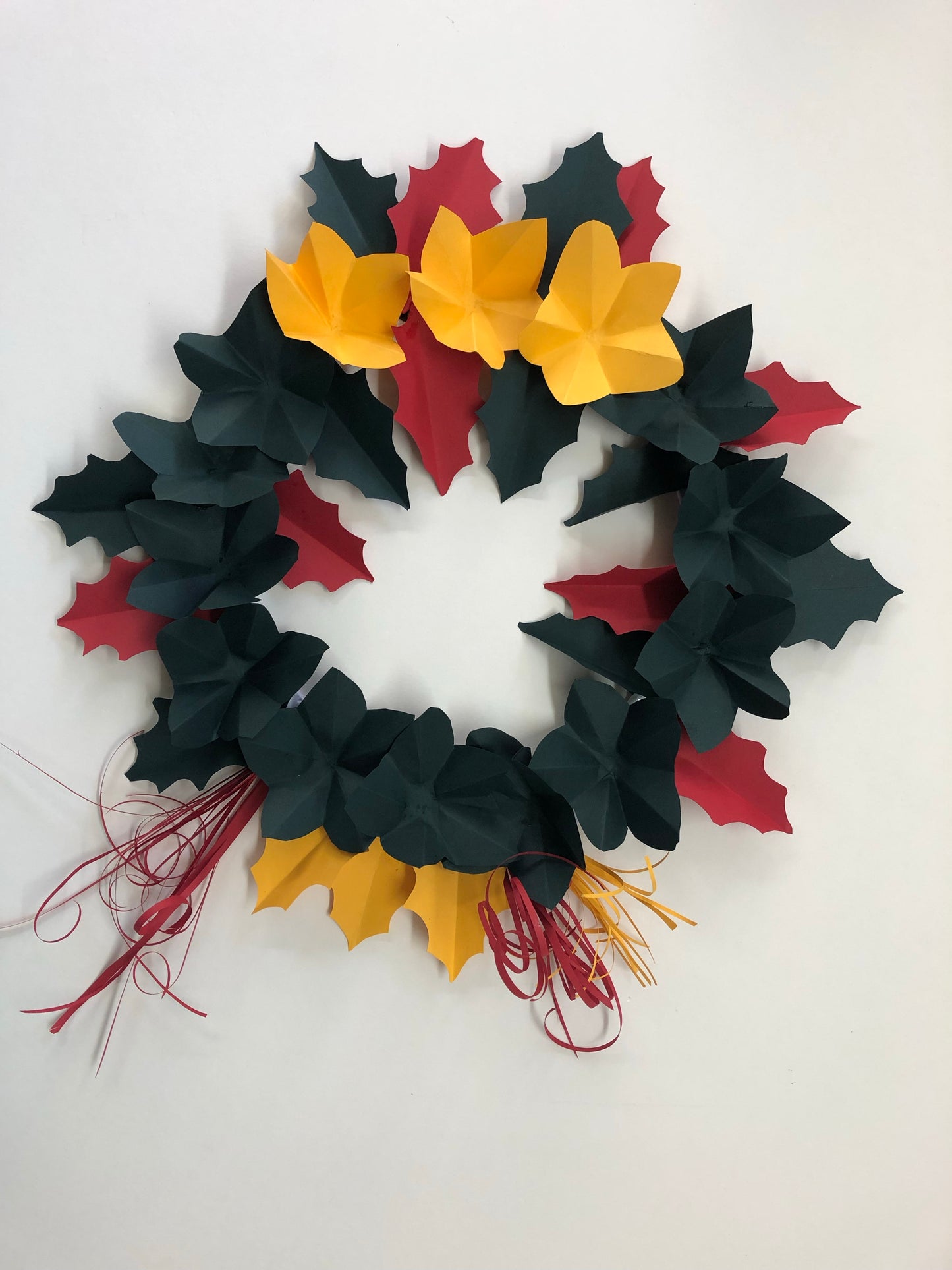 Winter Paper Wreath