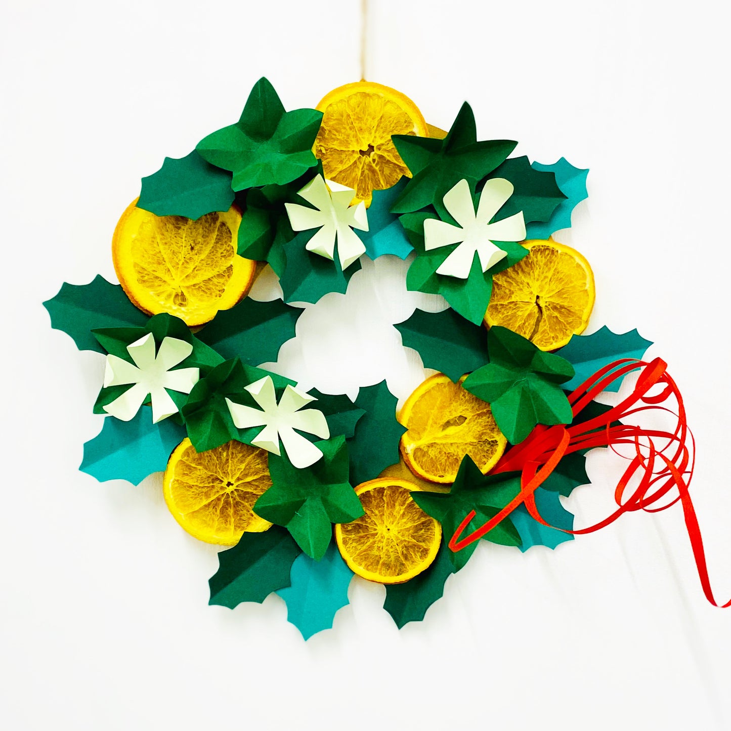 Winter Paper Wreath