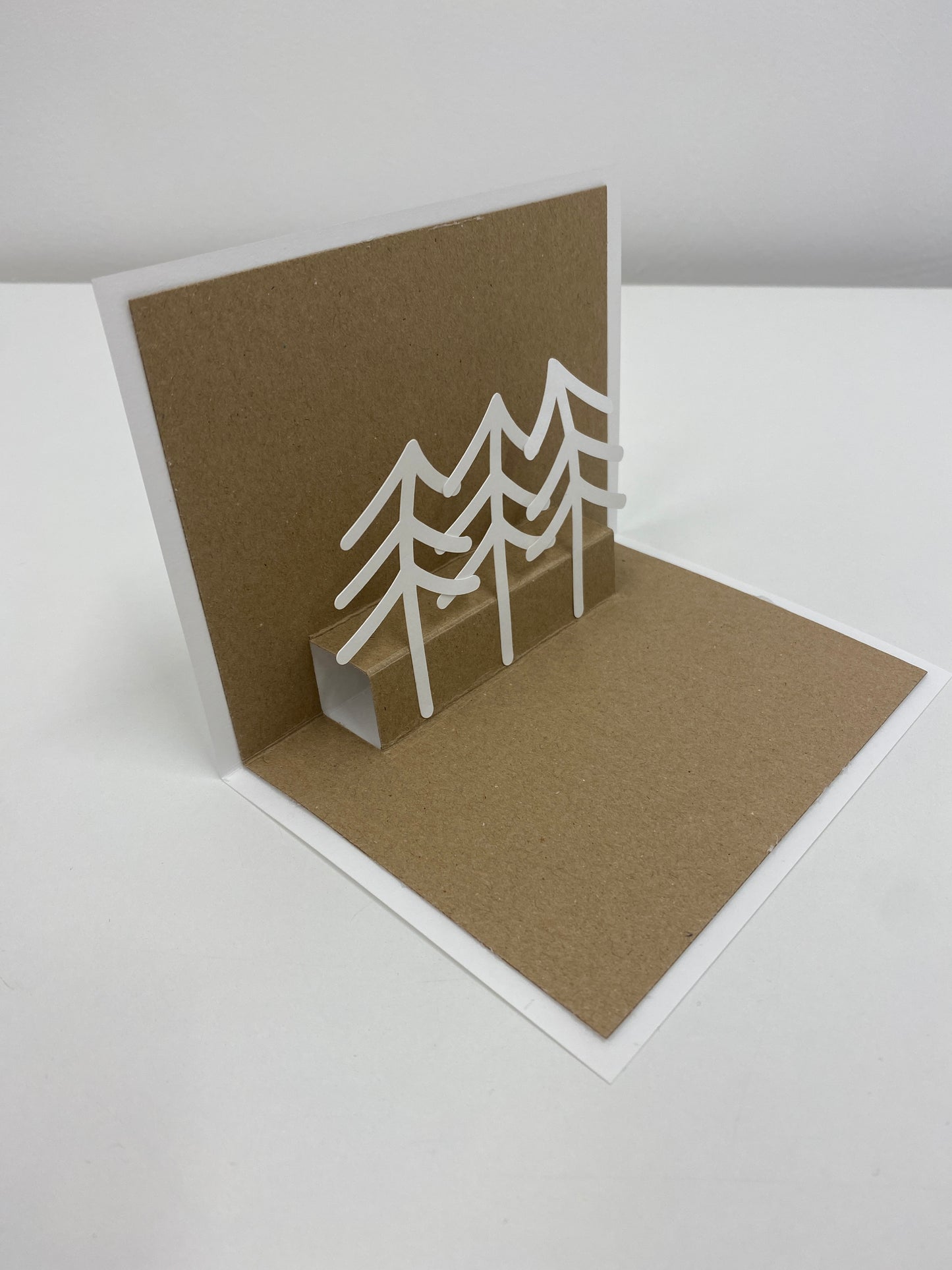 Winter Trees Pop up Greetings Card