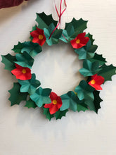 Load image into Gallery viewer, Winter Paper Wreath
