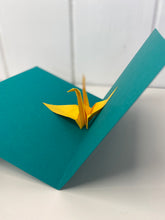 Load image into Gallery viewer, Mini Make: Pop up Origami Crane Card
