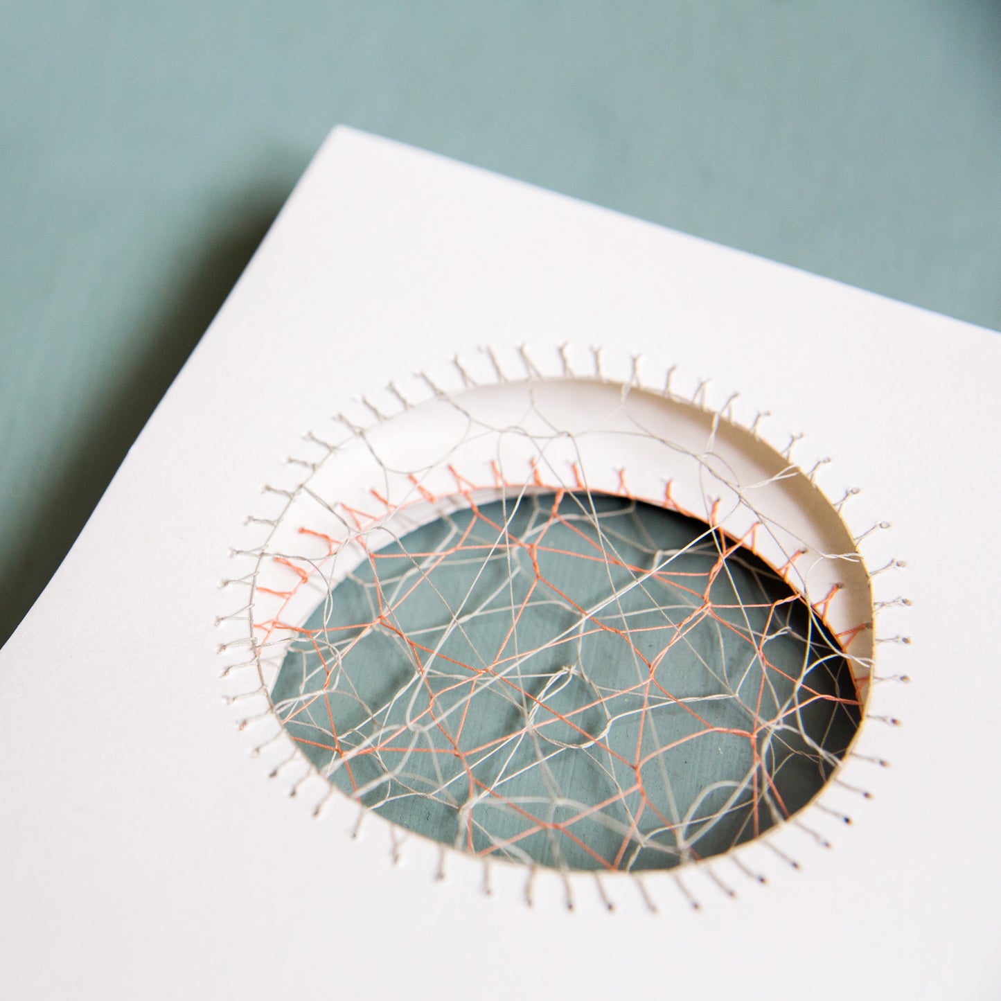 Hedebo Embroidery Tunnel Book